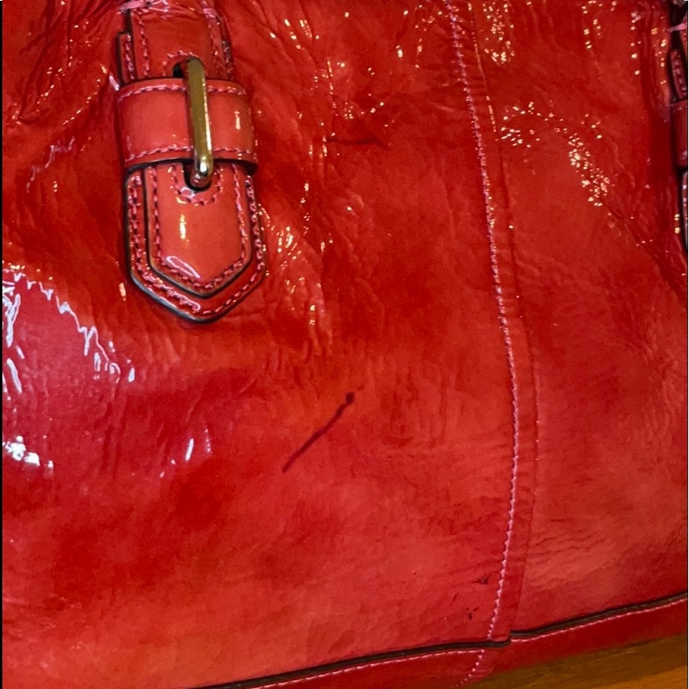 Red Coach Handbag - Picture 6 of 8